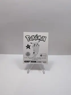 1999 Topps Merlin Nintendo Pokemon Stickers Ash & Pikachu S2 Glitter Holo NM - Image 3