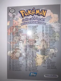 Pokemon Topps TV Animation Edition Series 1 COMPLETE SET, 90/90, NM/M - Image 2