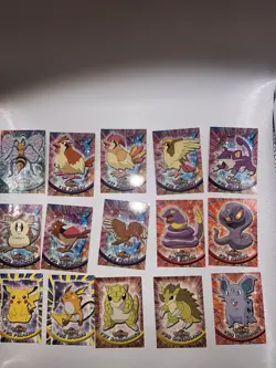 Pokemon Topps TV Animation Edition Series 1 COMPLETE SET, 90/90, NM/M - Image 4