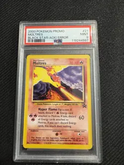 POKEMON SET OF 3 PSA 9 Moltres #21 Articuno #22 Zapdos #23 Black Star Promo er - Image 3
