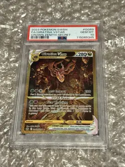 2023 Pokemon SWSH Crown Zenith Giratina VSTAR Galarian Gallery #GG69/GG70 PSA 10 - Image 1