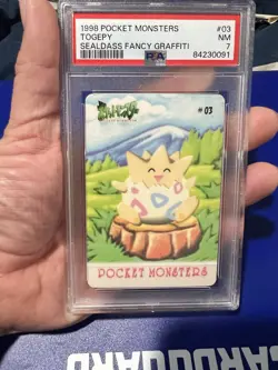 1998 Pocket Monsters Sealdass Fancy Graffiti Togepy - Image 1