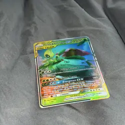 Pokemon TCG Celebi & Venusaur GX TAG TEAM Ultra Rare 1/181 Sm-Team Up Holo - Image 3