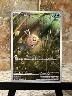 Pokemon TCG ~ Feebas Illustration Rare Full Art Holo Surging Sparks 198/191 NIM - Image 2