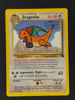 Dragonite 5 Movie Promo Pokemon WOTC 1999 MP 🔥🔥🔥 - Image 1