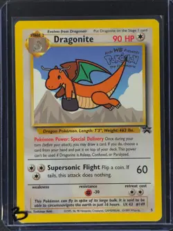 Dragonite 5 Movie Promo Pokemon WOTC 1999 MP 🔥🔥🔥 - Image 3