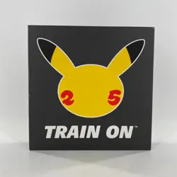Pokemon 25th Anniversary Train On Promo Promotional Box Set SEALED CONTENTS - Image 1