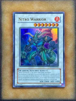 Yugioh Nitro Warrior TDGS-EN039 Ultra Rare NM - Image 1