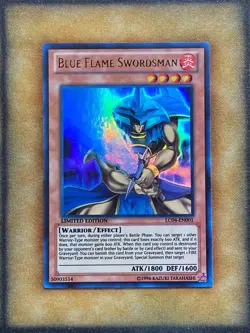 Yugioh Blue Flame Swordsman LC04-EN001 Ultra Rare Limited Edition NM - Image 1