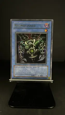 Yugioh Relinquished SDP-001 Ultra Rare 1st Edition Vintage LP Pegasus - Image 1