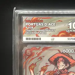 Portgas .D Ace P-028 2024 CS Event Pack Championship One Piece TCG ACE 10 - Image 2