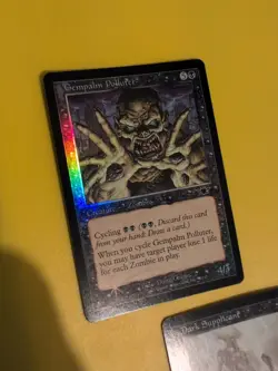Gempalm Polluter & Dark Supplicant. MTG 2 card. Legions. Old Vintage FOIL - Image 2