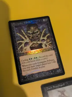 Gempalm Polluter & Dark Supplicant. MTG 2 card. Legions. Old Vintage FOIL - Image 3