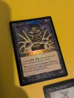 Gempalm Polluter & Dark Supplicant. MTG 2 card. Legions. Old Vintage FOIL - Image 4