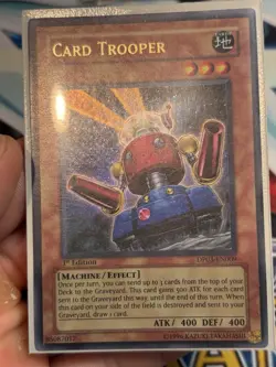 Duelist Pack 3: Jaden Yuki 2 Ultra Rare Card Trooper #DP03-EN009 LP - Image 1