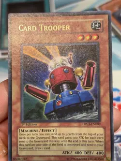 Duelist Pack 3: Jaden Yuki 2 Ultra Rare Card Trooper #DP03-EN009 LP - Image 2
