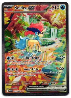 Keldeo ex 167/086 - White Flare Special Illustration Rare Pokemon TCG - NM Card - Image 1
