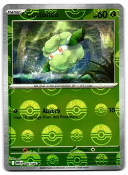 Cottonee 004/086 - Poke Ball White Flare Pokemon TCG Reverse Holo - NM Card - Image 1