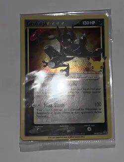 Sealed Pokemon Greninja TCG Gold Star Holo Card SWSH144 Celebrations Promo - Image 3