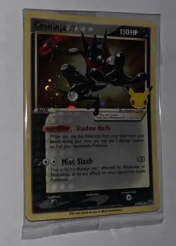 Sealed Pokemon Greninja TCG Gold Star Holo Card SWSH144 Celebrations Promo - Image 4