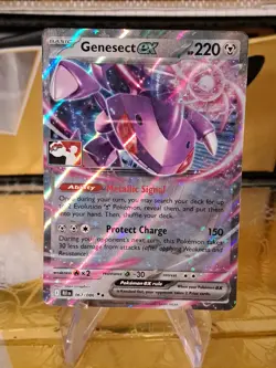 Genesect Ex Pokemon Prize Pack Series 8 Promo Pokemon Card NM/LP - Image 1