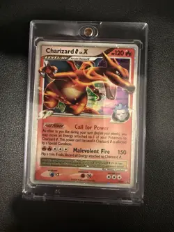 Pokemon TCG Charizard G LV.X DP45 Holo Black Star Promo Card - Image 1
