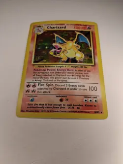 Pokemon TCG Base Set Charizard 4/102 Holo Foil Card - Image 3