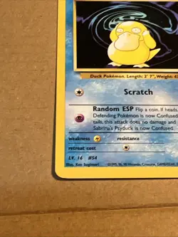 Pokemon TCG Sabrina's Psyduck Gym Challenge Unlimited Common Card 99/132 - Image 2