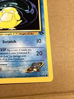 Pokemon TCG Sabrina's Psyduck Gym Challenge Unlimited Common Card 99/132 - Image 3