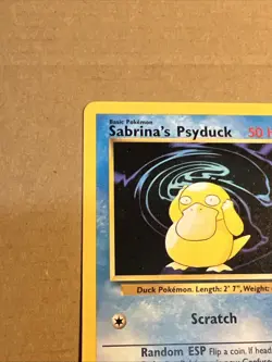 Pokemon TCG Sabrina's Psyduck Gym Challenge Unlimited Common Card 99/132 - Image 5
