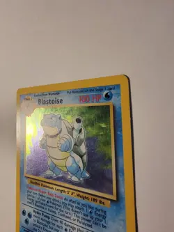 Pokemon TCG Blastoise Base Set Holo Unlimited Rare Card 2/102 NM - Image 3