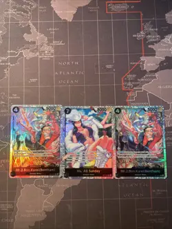 One Piece Op14 Mr.2.Bon.Kurei Ms. All Sunday SR Rare Cards - Image 1