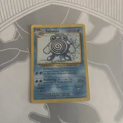 Pokemon Card Poliwrath Holo Base Set No Rarity Symbol Japanese #62 PSA 5 - Image 5