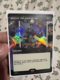 Magic the Gathering: Sinister Six Foil Marvel's Spider-man - Image 1
