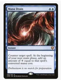 NM Mana Drain - Regular - Magic the Gathering: Commander Legends - Free Shipping - Image 1