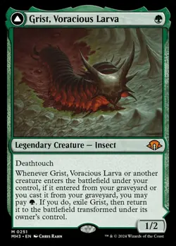 1 Grist, Voracious Larva, MTG Modern Horizons 3 MH3 #0251 Near Mint NM - Image 1
