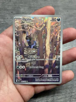 Pokemon IR Deino - Illustration Rare SV: White Flare 146/086 NM - Image 1