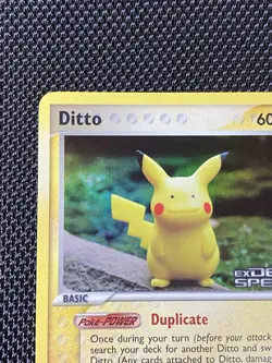 Ditto EX Delta Species 63/113 Stamped Reverse Holo Pokemon TCG LP/NM - Image 2