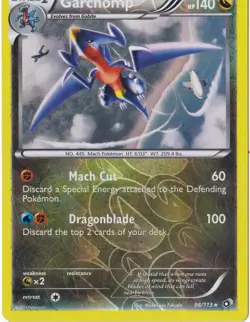 GARCHOMP REVERSE-HOLO 96/113 POKEMON BLACK AND WHITE LEGENDARY TREASURES - Image 1