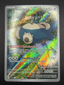 Pokemon Snorlax 051 Scarlet & Violet 151 Pokemon Center Exclusive Promo - Image 1