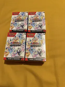 Pokemon TCG Prismatic Evolutions Booster Bundle - New & Sealed - BUNDLE OF X4🔥 - Image 1