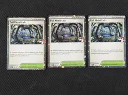 3x Full Metal Lab Play! Pokemon Prize Pack Series 148/162 Holofoil - Image 1