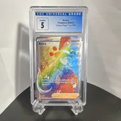 2021 Pokemon TCG Avery Chilling Reign 211/198 Full Art Foil Trainer CGC 5 - Image 1