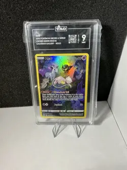 Pokemon TCG Mew GG10/GG70 Galarian Gallery Crown Zenith TAG 9 Mint Holo - Image 1