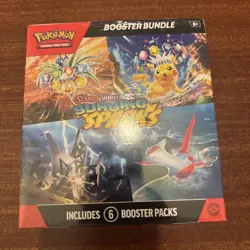 Pokemon TCG Scarlet & Violet Surging Sparks Booster Bundle 6 Packs - New Sealed - Image 1