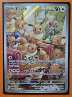 Pokemon Eevee 188/167 Sv06: Twilight Masquerade Full Art Holo - Image 1