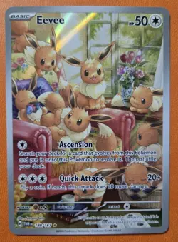 Pokemon Eevee 188/167 Sv06: Twilight Masquerade Full Art Holo - Image 2