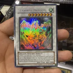 Yugioh - Stardust Dragon TDGS-EN040 Ghost Rare - Image 1