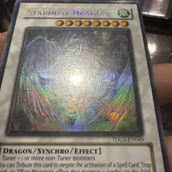 Yugioh - Stardust Dragon TDGS-EN040 Ghost Rare - Image 2