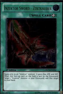 Inzektor Sword - Zektkaliber 1st Ed Ultimate ORCS-EN054 Yu-Gi-Oh! - Image 1